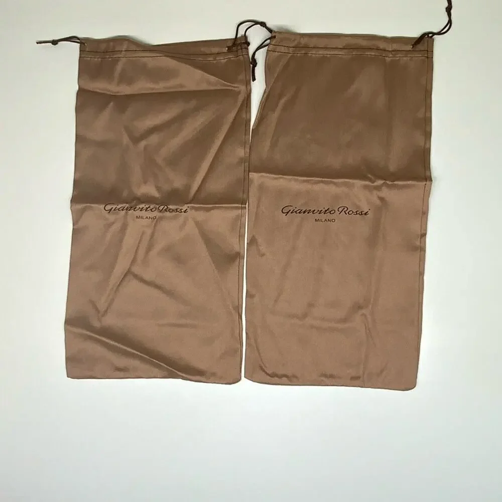 Gianvito Rossi | Shoe Box/2 Dist Bags | Tan | W14.5 x H11.75 x D4 in
